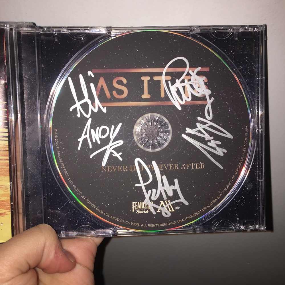 As It Is - Never Happy, Ever After - SIGNED CD